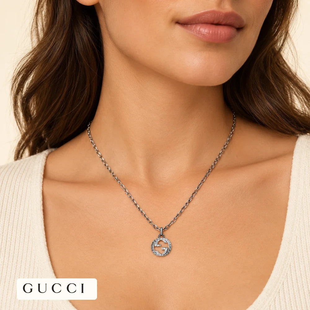 Gucci Distressed Necklace - image 1