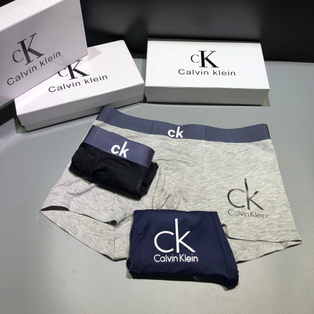 Calvin Klein Black Purple Waist Small Monogram Boxer Briefs, image 6