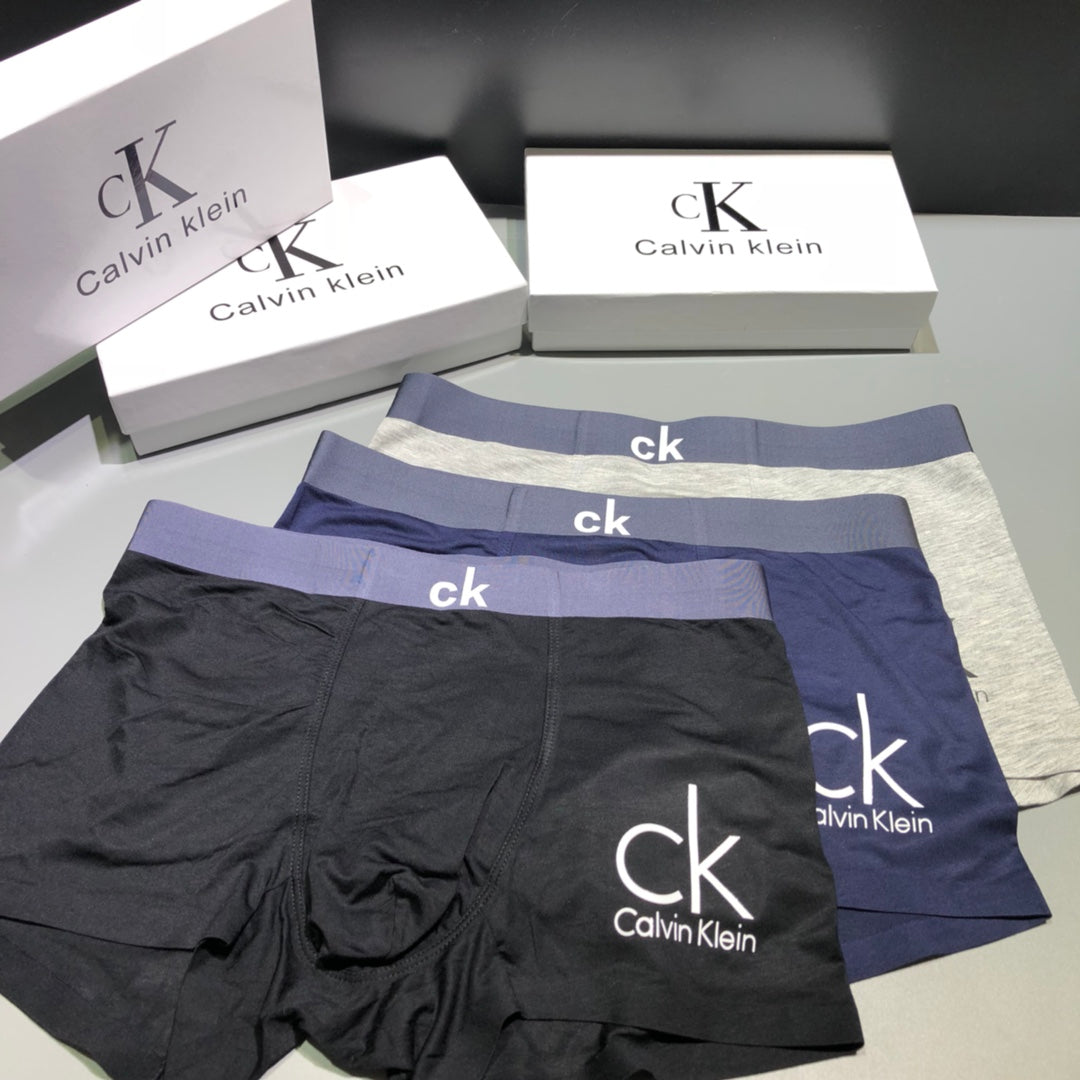 Calvin Klein Black Purple Waist Small Monogram Boxer Briefs, image 4