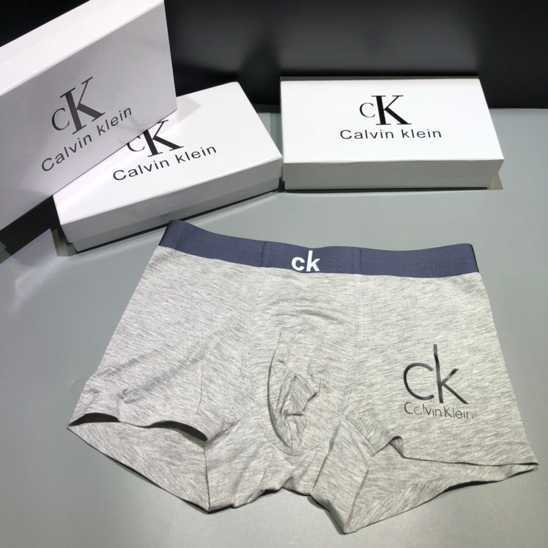 Calvin Klein Black Purple Waist Small Monogram Boxer Briefs, image 3