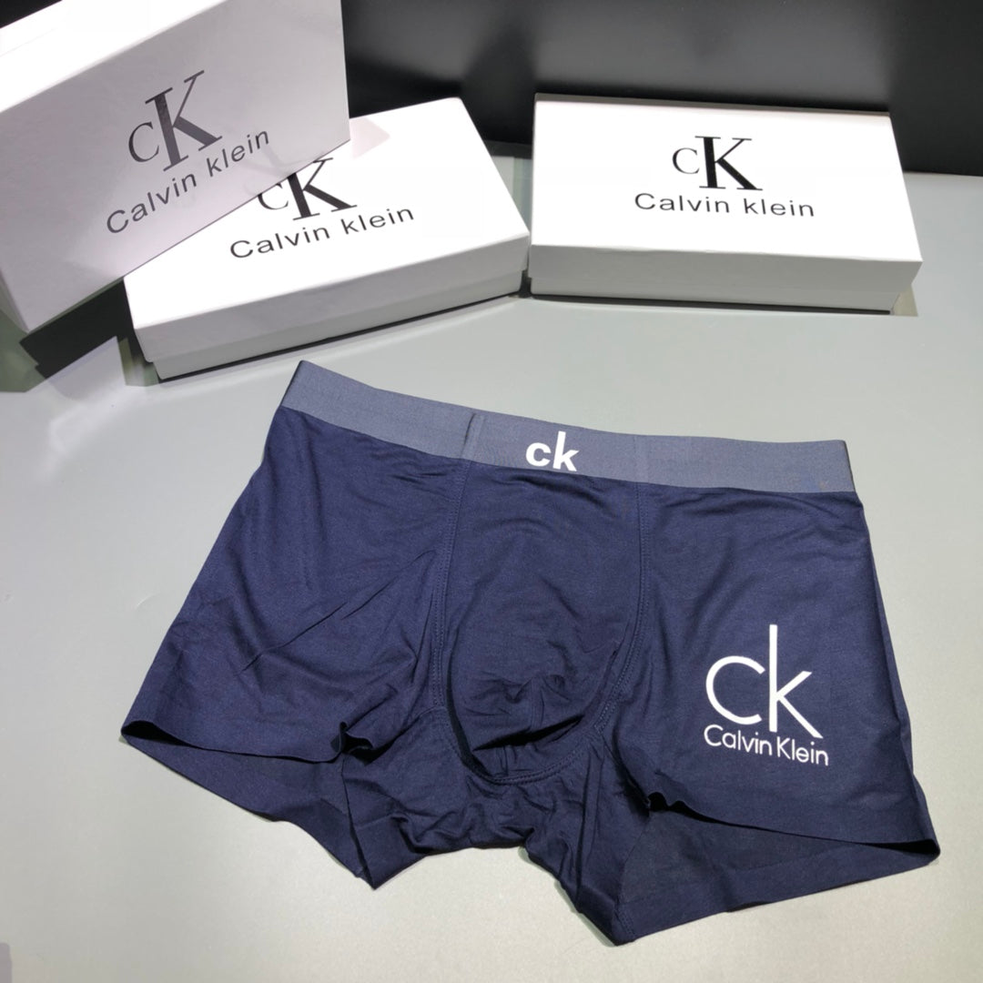 Calvin Klein Black Purple Waist Small Monogram Boxer Briefs, image 2