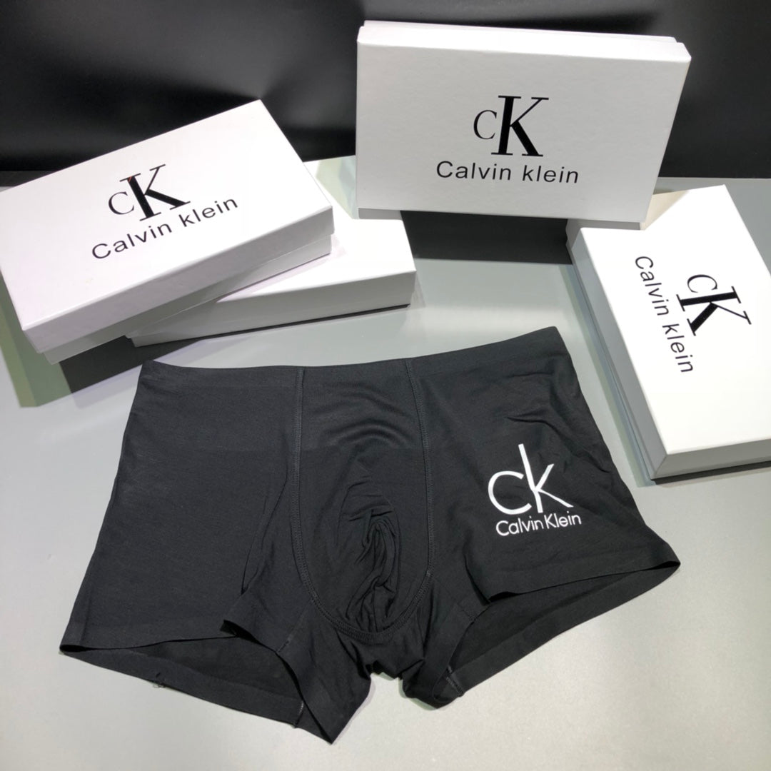 Calvin Klein Black Compact Monogram Panel Boxer Briefs, image 1