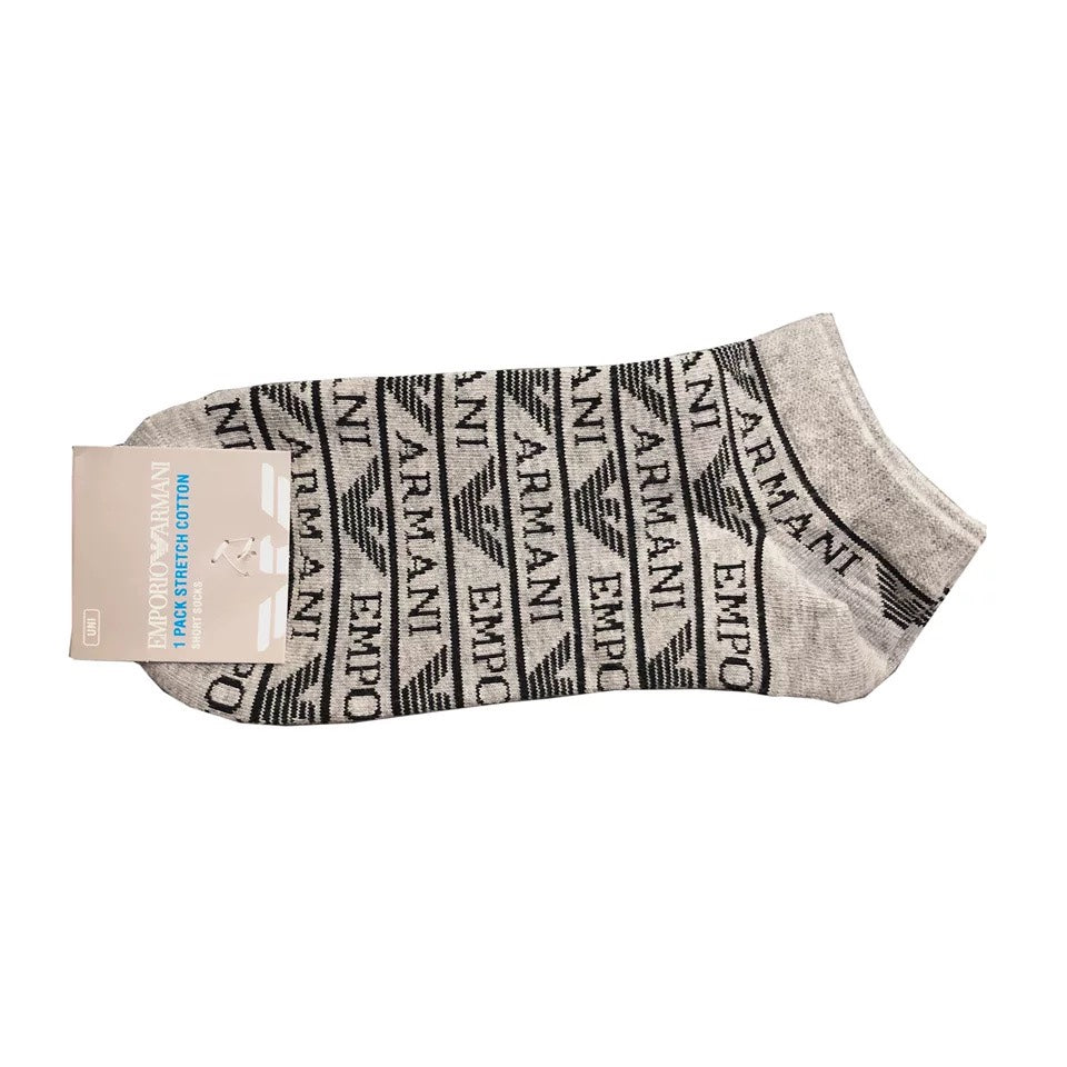 Emporio Armani Neutral Packaged Low Opening No-Show Socks, image 5