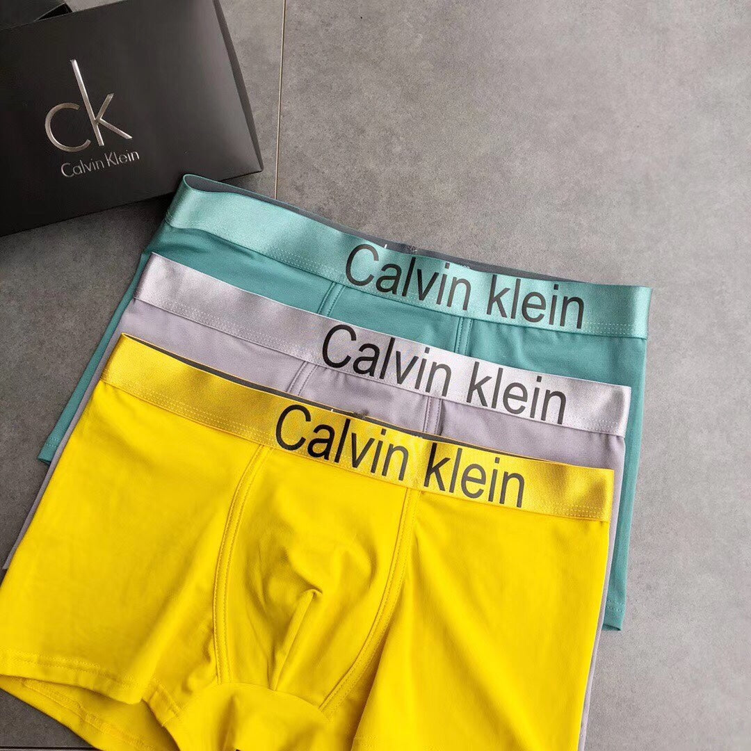 Calvin Klein Yellow Mint Lilac Shades Boxer Briefs, image 2