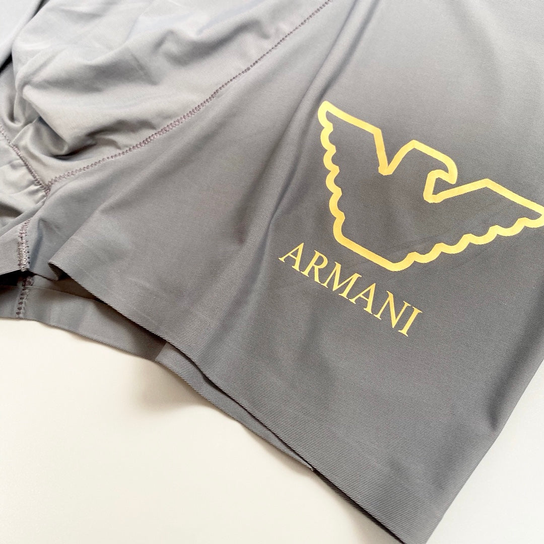 Emporio Armani White Plum Blue Outline Wing Boxer Briefs, image 6
