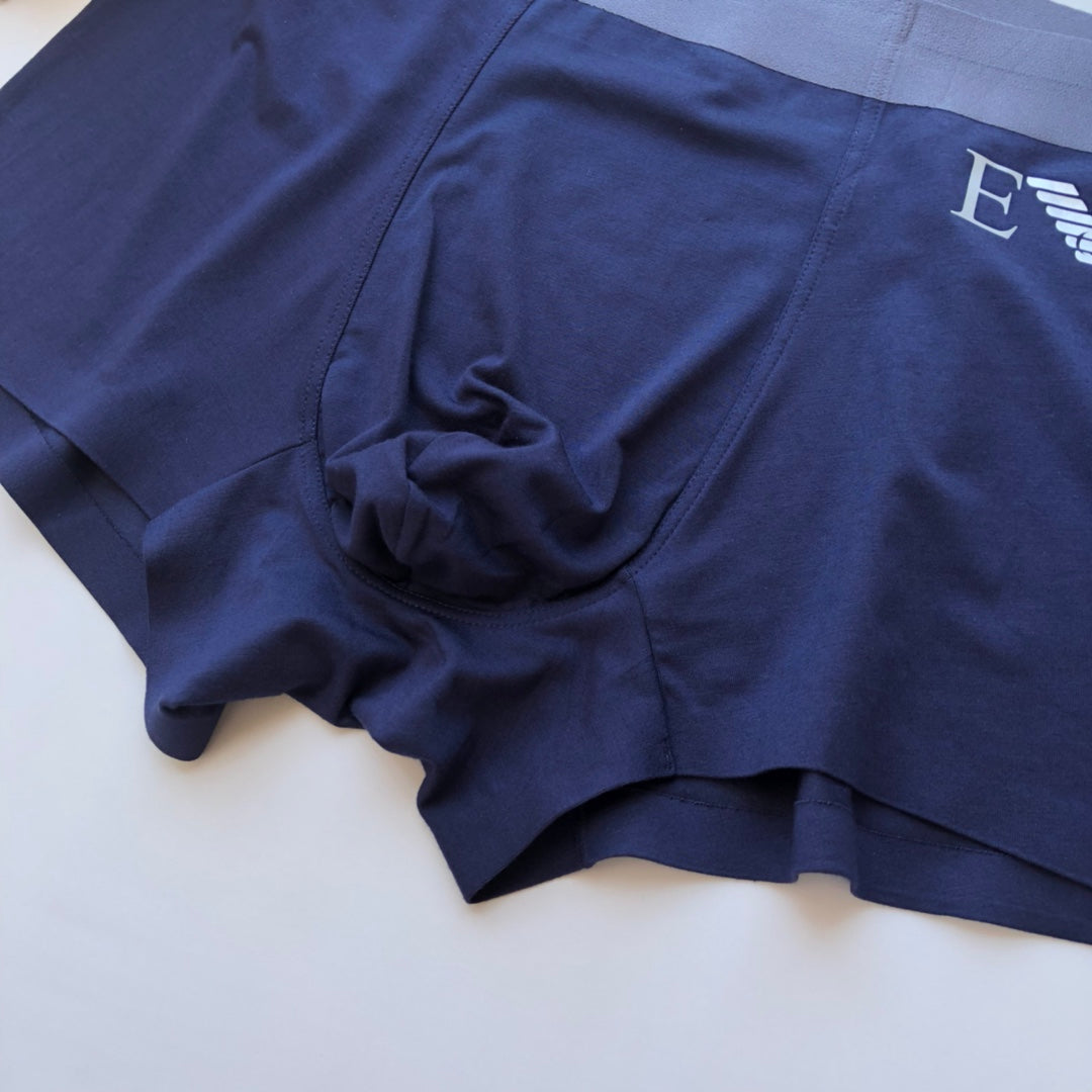 Emporio Armani Grey Burgundy White Wing Boxer Briefs, image 8