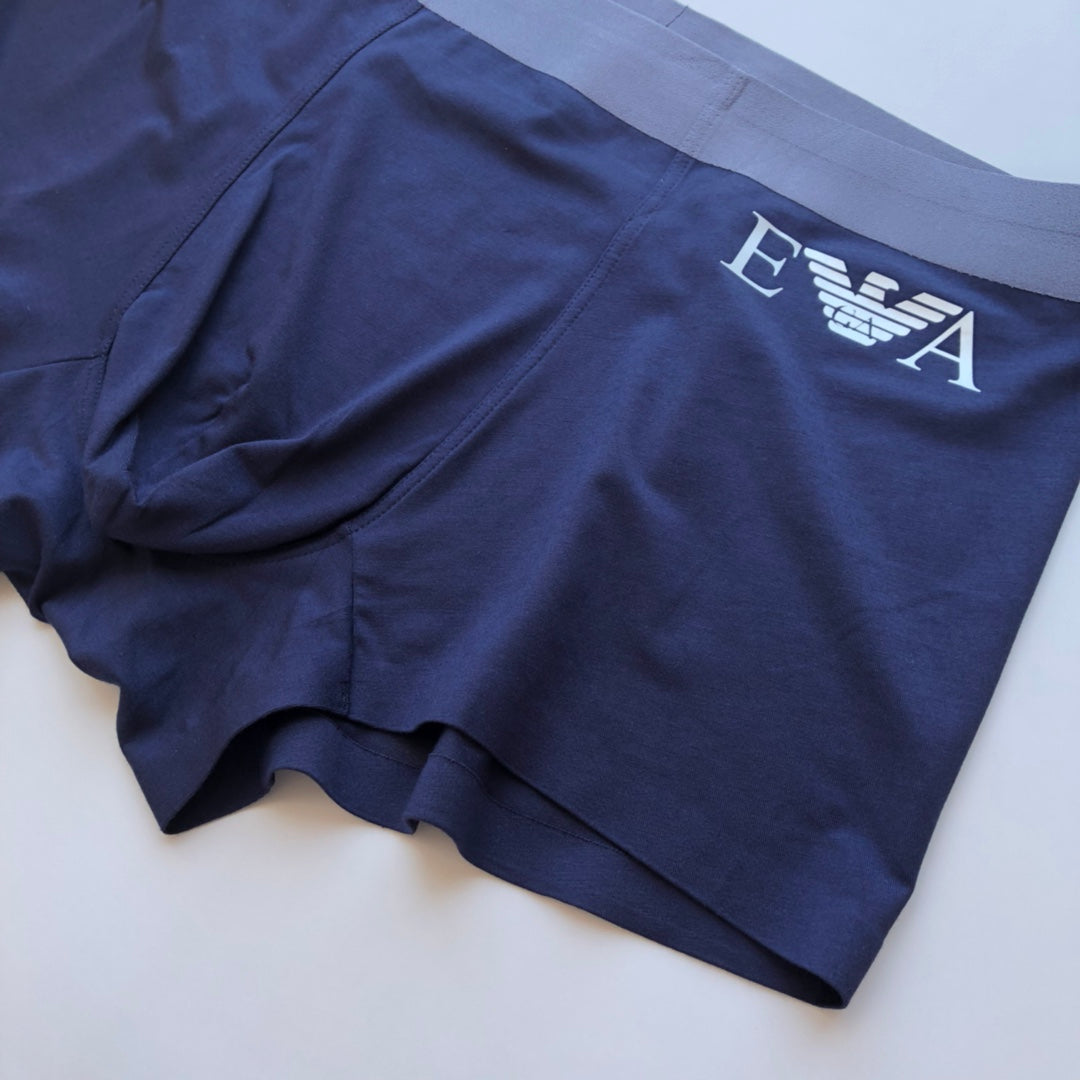 Emporio Armani Grey Burgundy White Wing Boxer Briefs, image 7