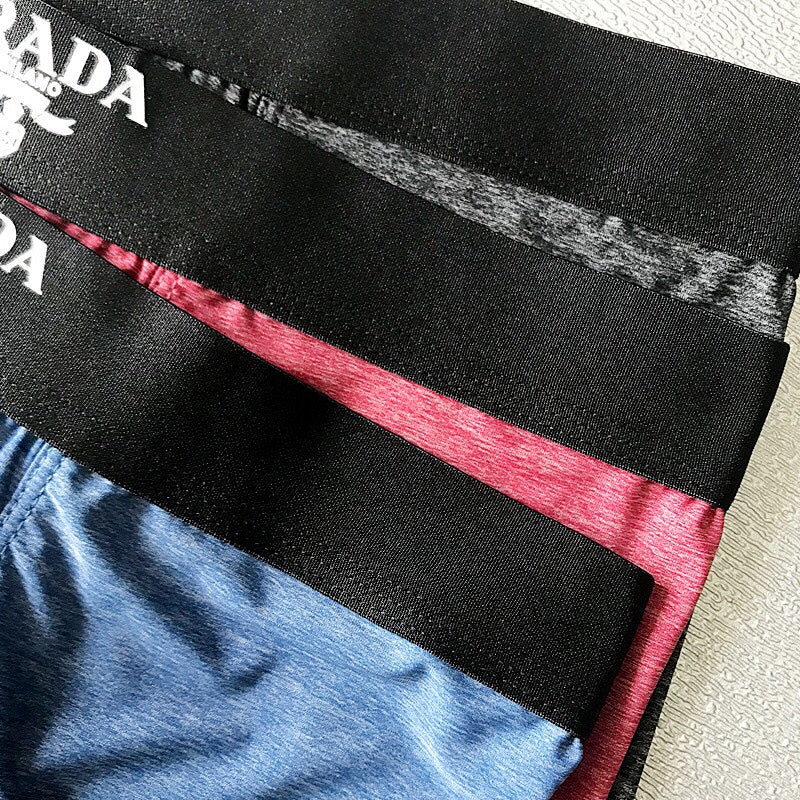 Prada Boxed Bright Wordmark Panels Boxer Briefs, image 7