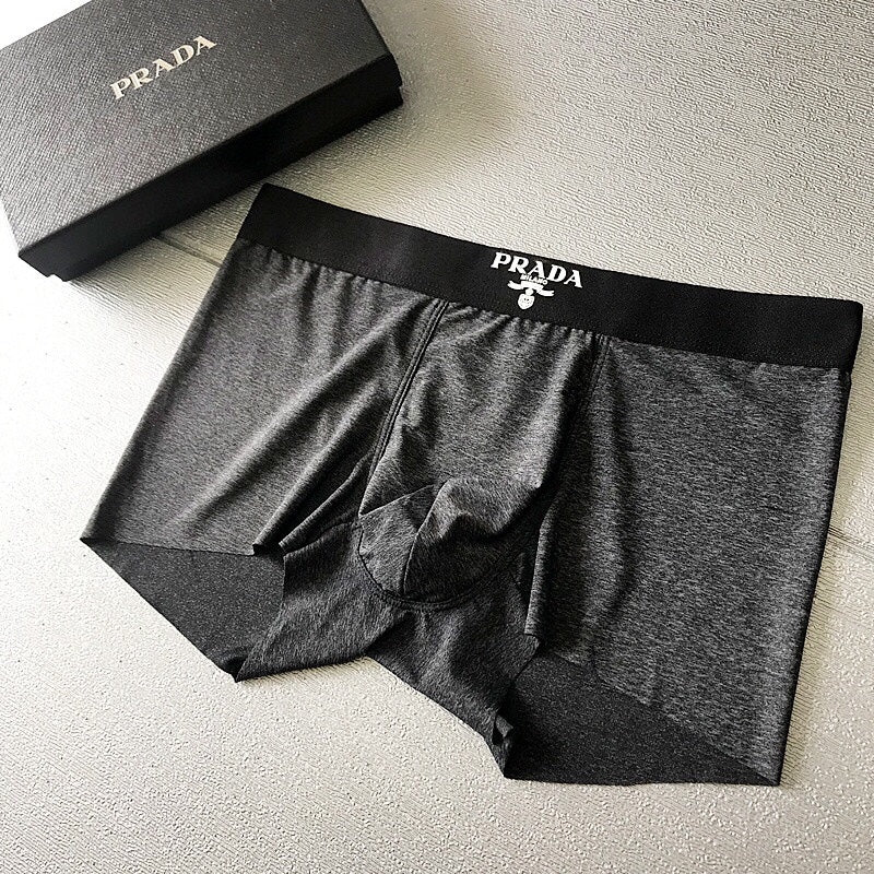 Prada Boxed Bright Wordmark Panels Boxer Briefs, image 3