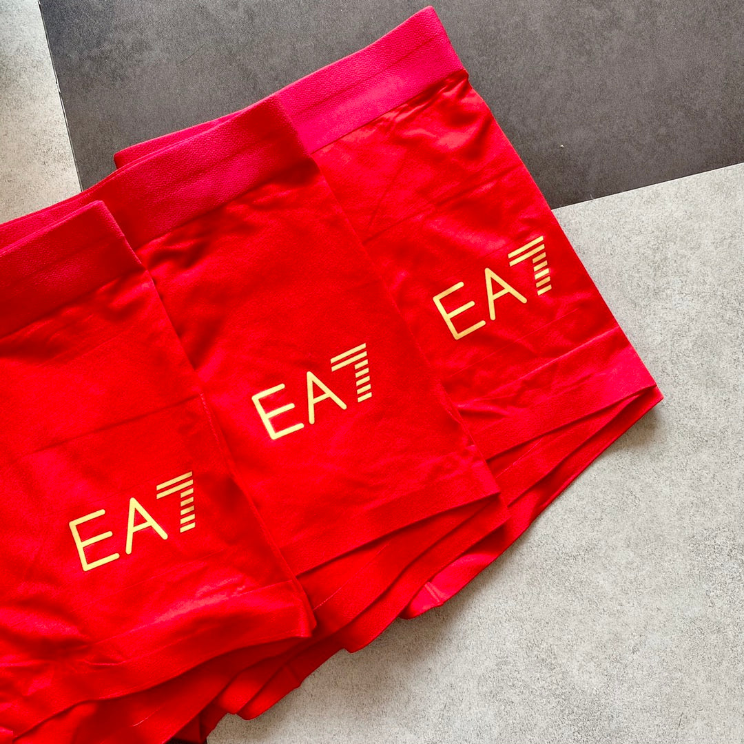 Emporio Armani Red Folded Small EA7 Boxer Briefs, image 8