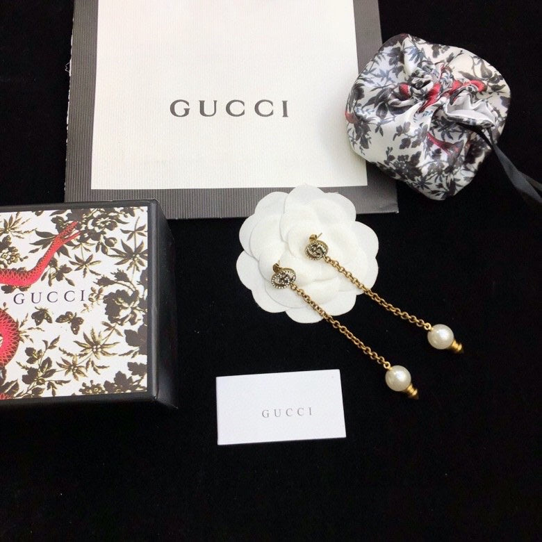 Gucci Double G Sterling Silver Stud Earrings - image 6