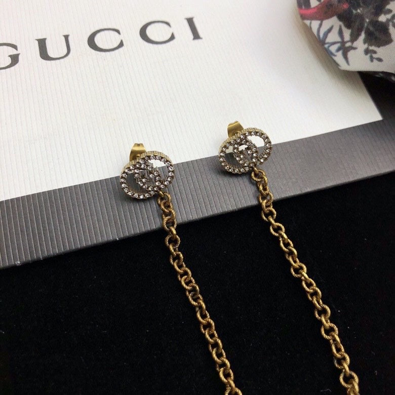 Gucci Double G Sterling Silver Stud Earrings - image 3