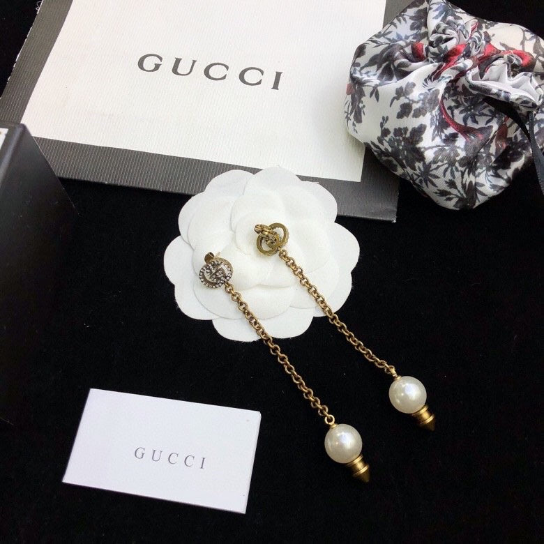 Gucci Double G Sterling Silver Stud Earrings - image 8