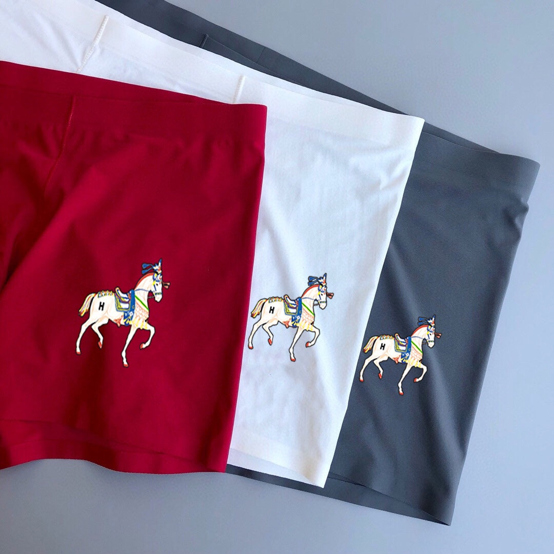 Versace Multicolour Gold Horse Folded Stack Boxer Briefs, image 5