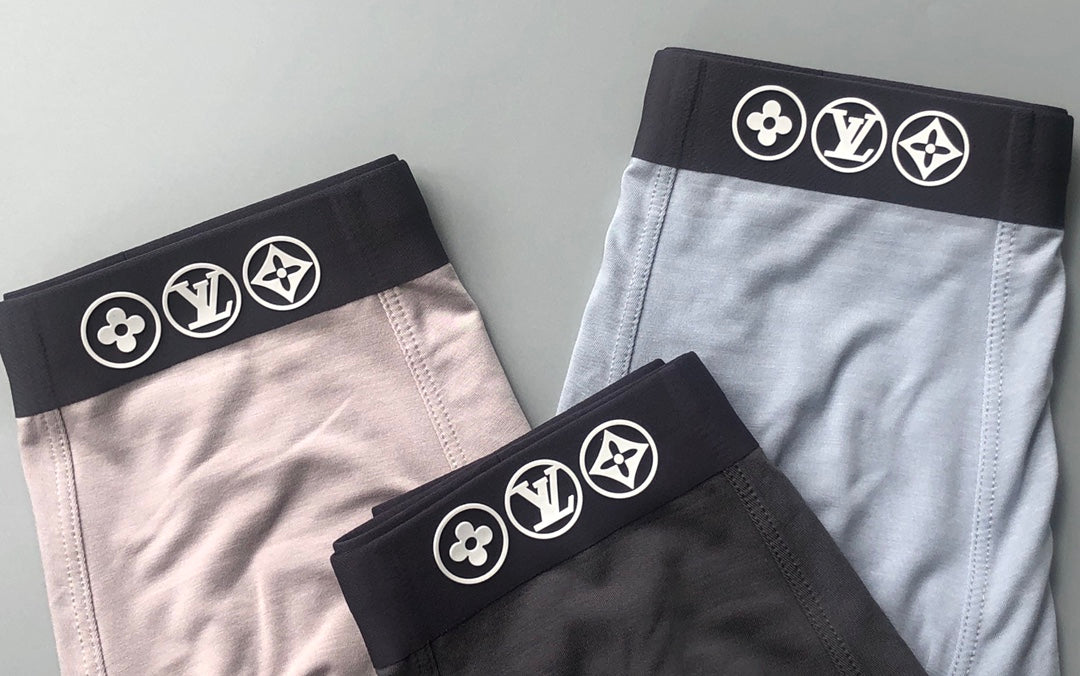 Louis Vuitton Boxed Neutral Ornamental Bands Boxer Briefs, image 4