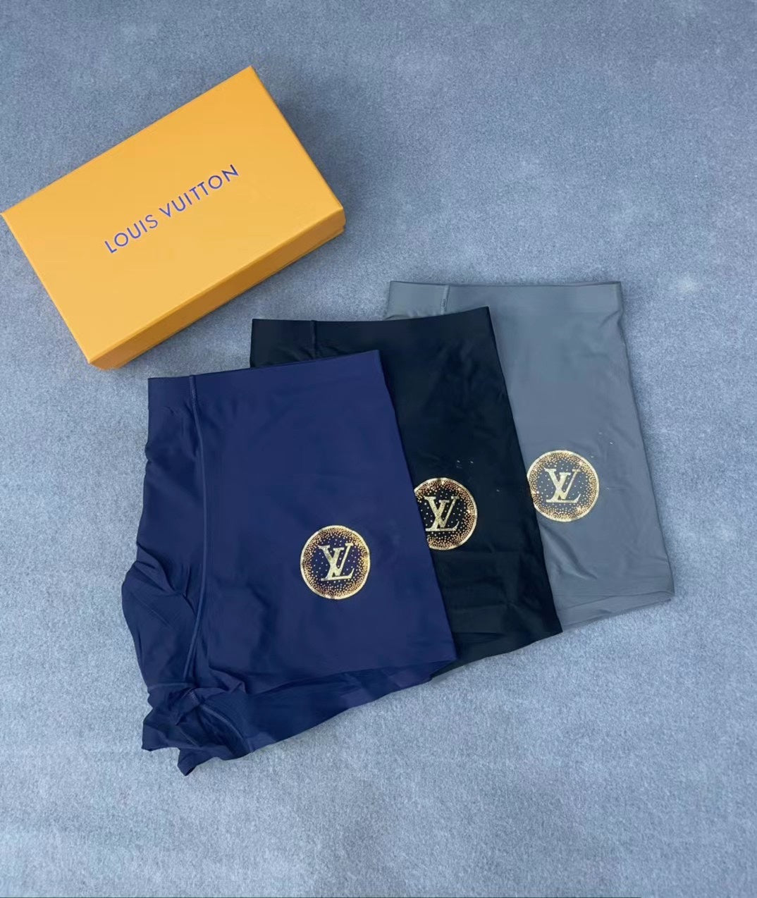 Louis Vuitton Boxed Dark Large Circle Monograms Boxer Briefs, image 4