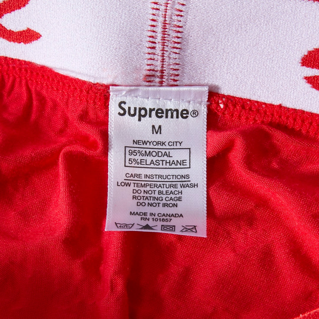 Supreme Boxed Red Black Pattern Boxer Briefs, image 8