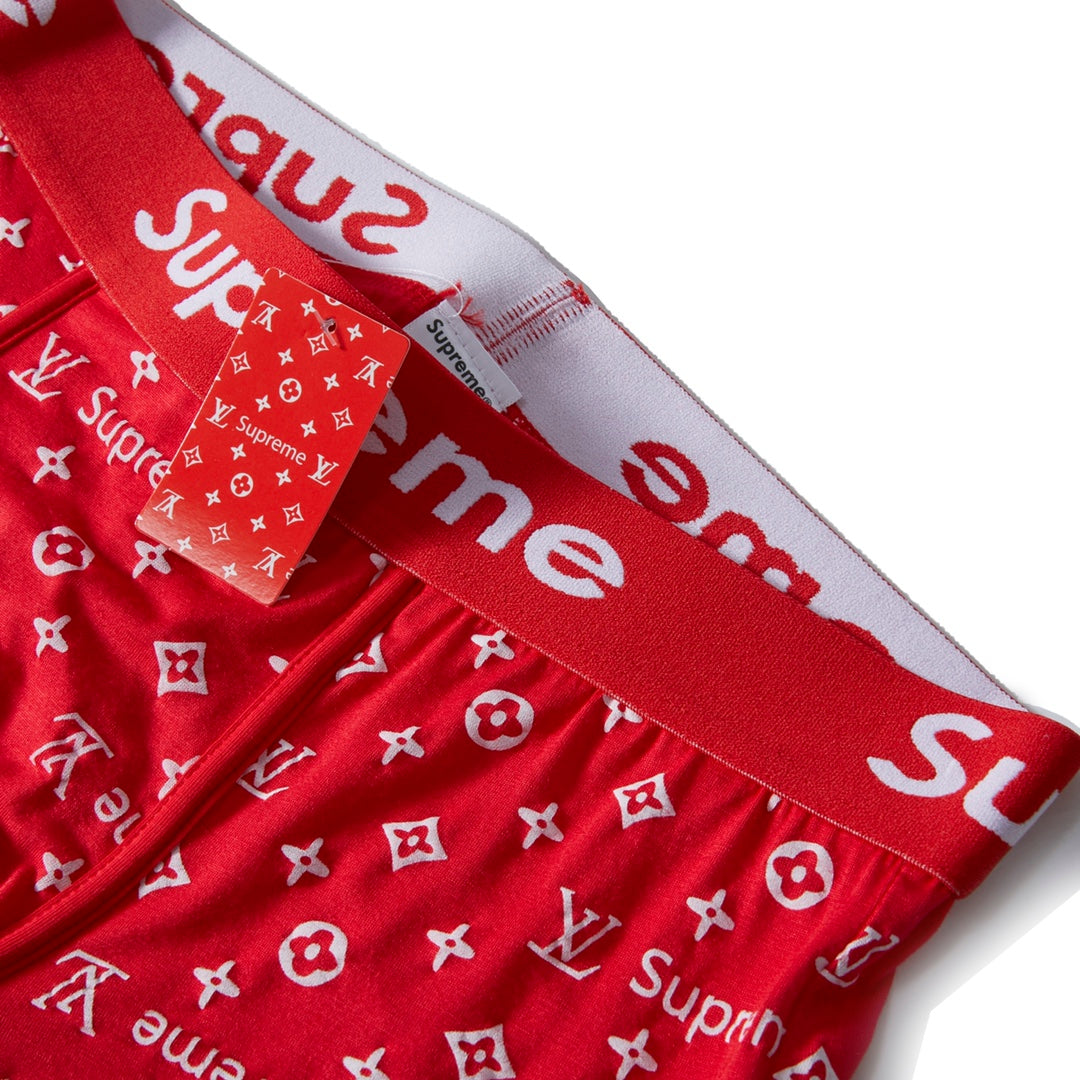 Supreme Boxed Red Black Pattern Boxer Briefs, image 9