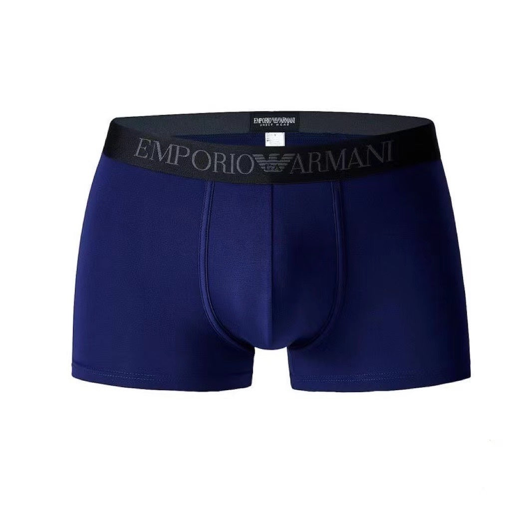 Emporio Armani Red Navy Black Waist Bands Boxer Briefs, image 3