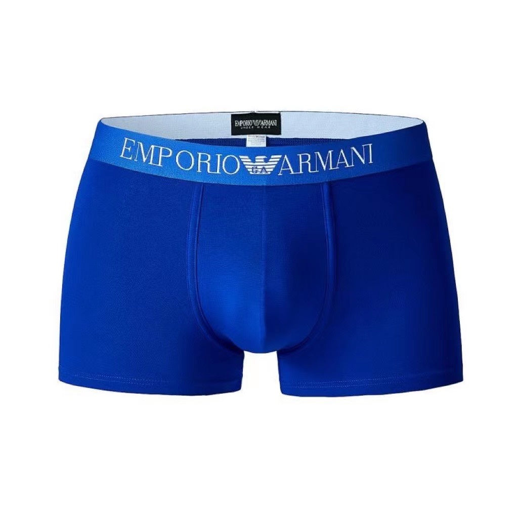 Emporio Armani Red Navy Black Waist Bands Boxer Briefs, image 4