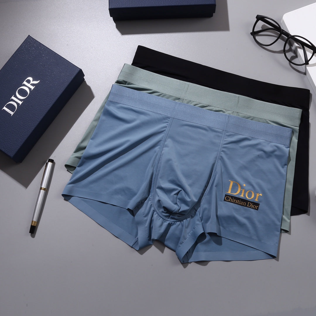 Dior Muted Shades Small Front Text Boxer Briefs, image 3