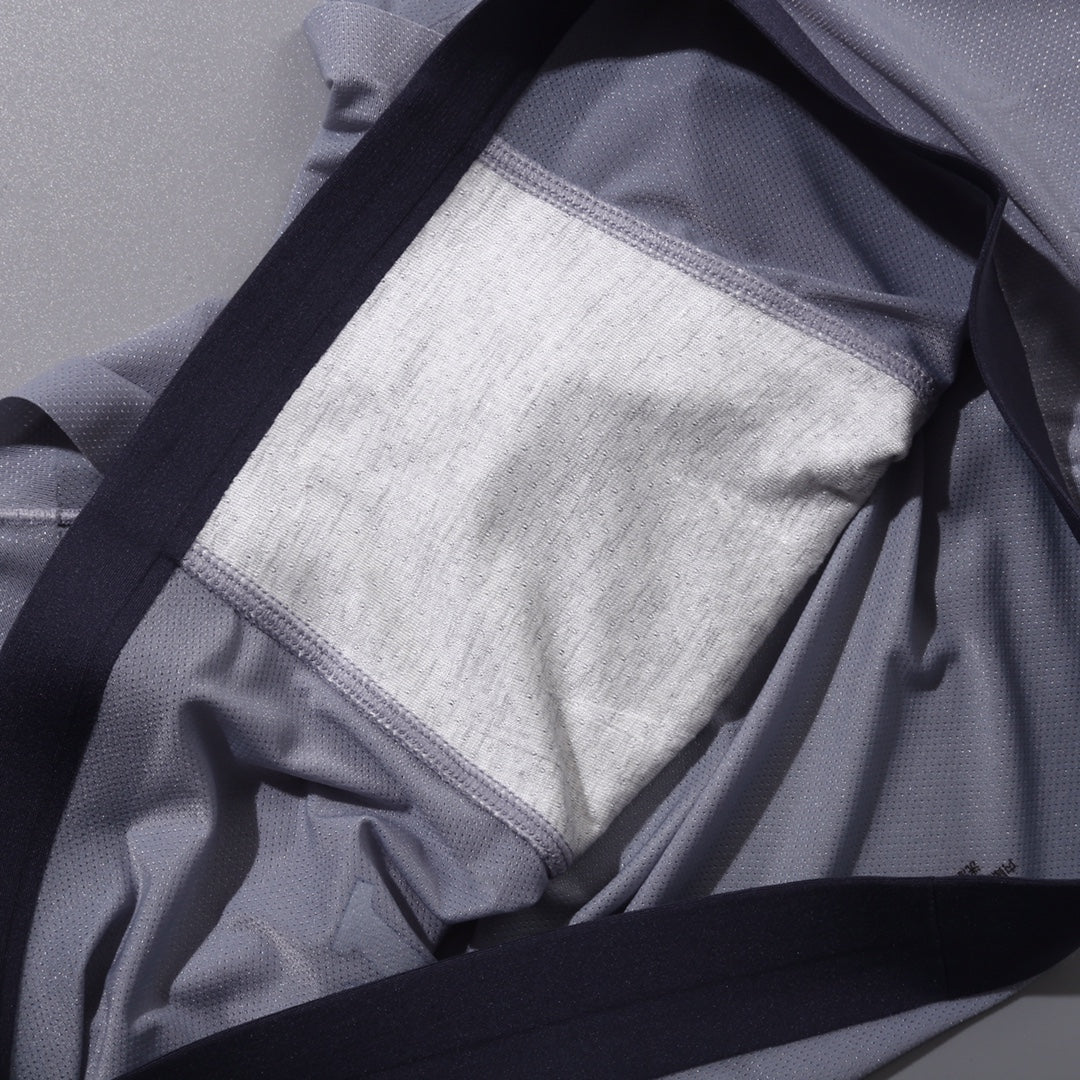 Louis Vuitton Black Grey Blue Small Flower Boxer Briefs, image 9