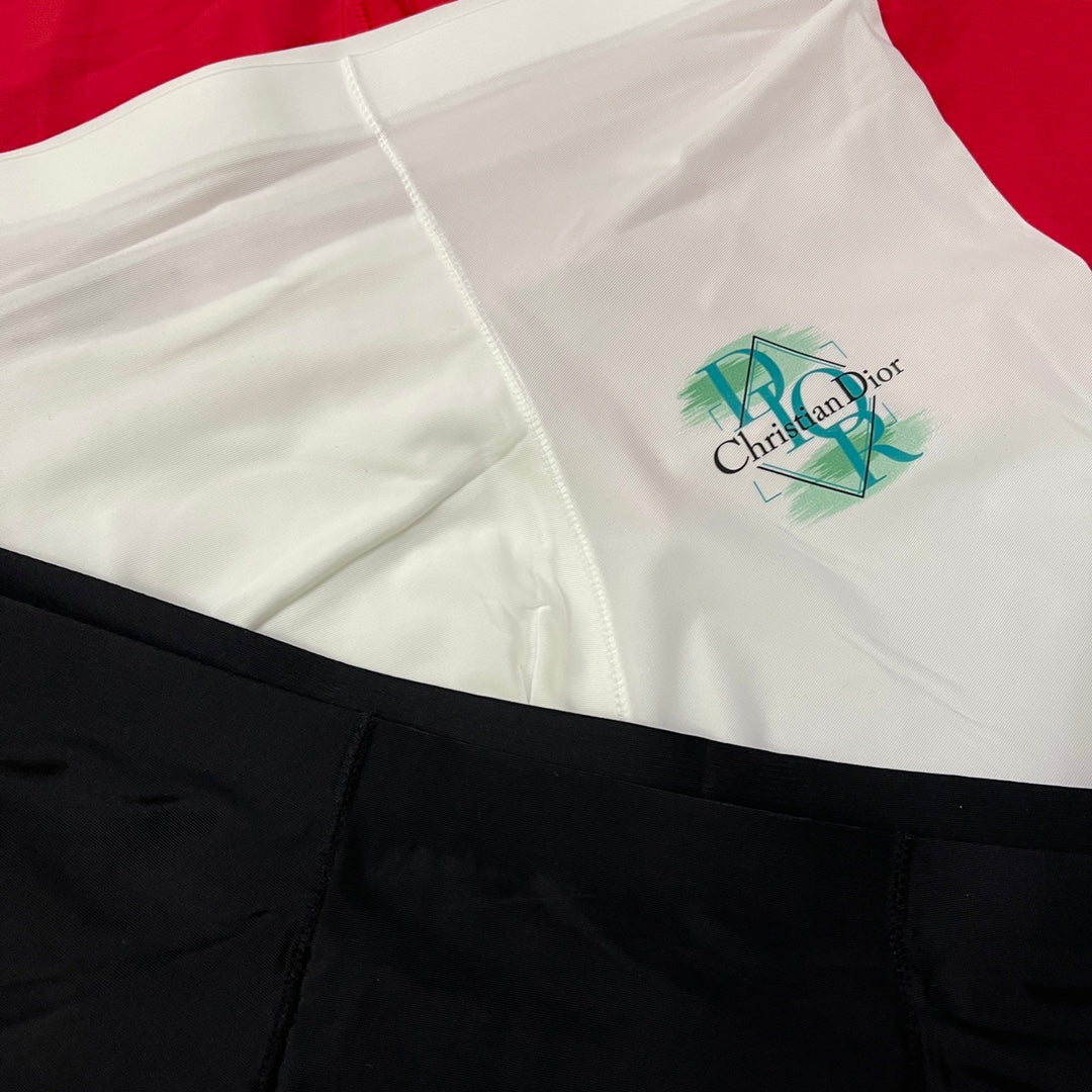 Dior Red Cream Black Small Bee Boxer Briefs, image 4
