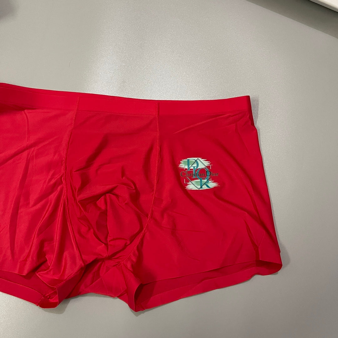 Dior Red Cream Black Small Bee Boxer Briefs, image 6
