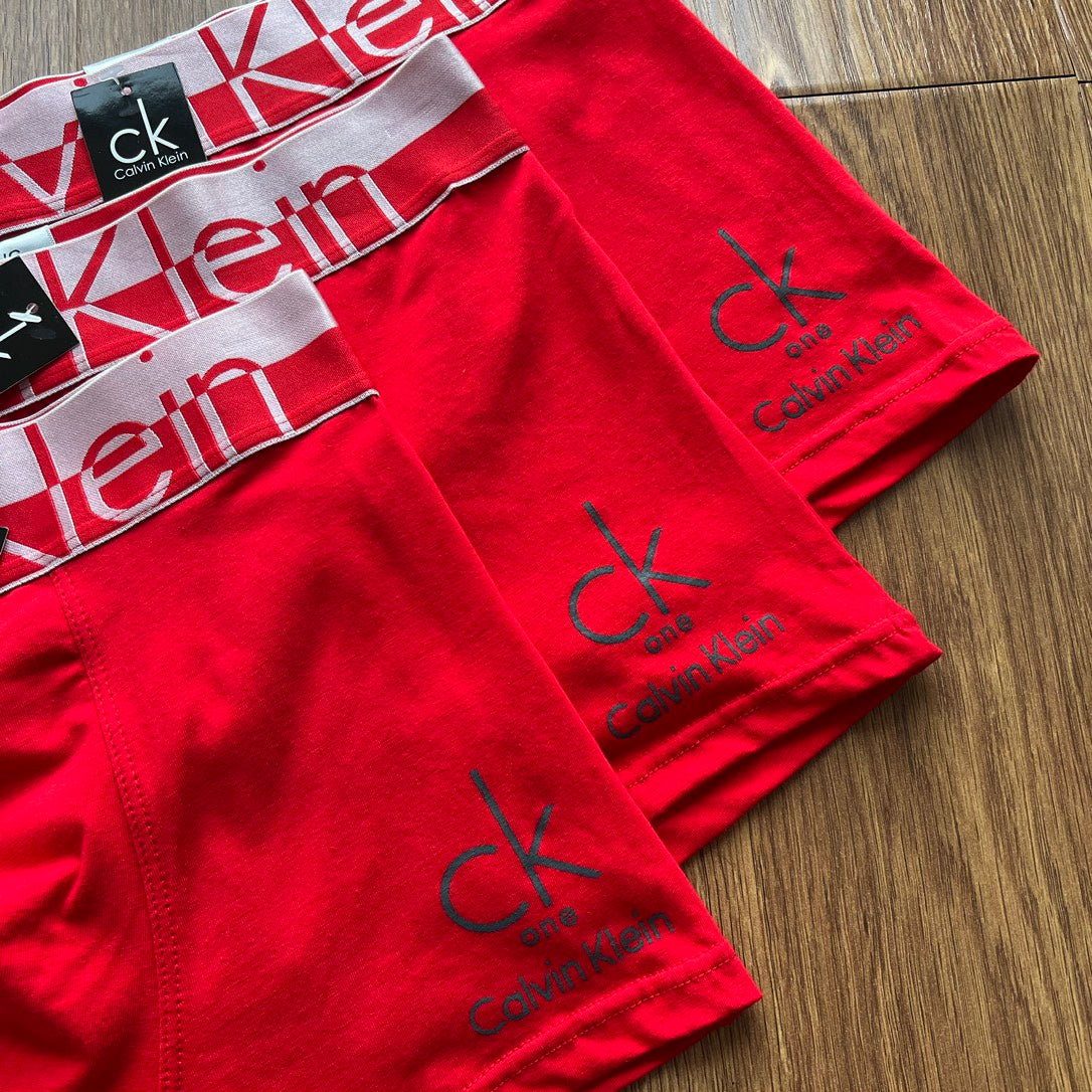 Calvin Klein Red Black Diagonal Box Display Boxer Briefs, image 7