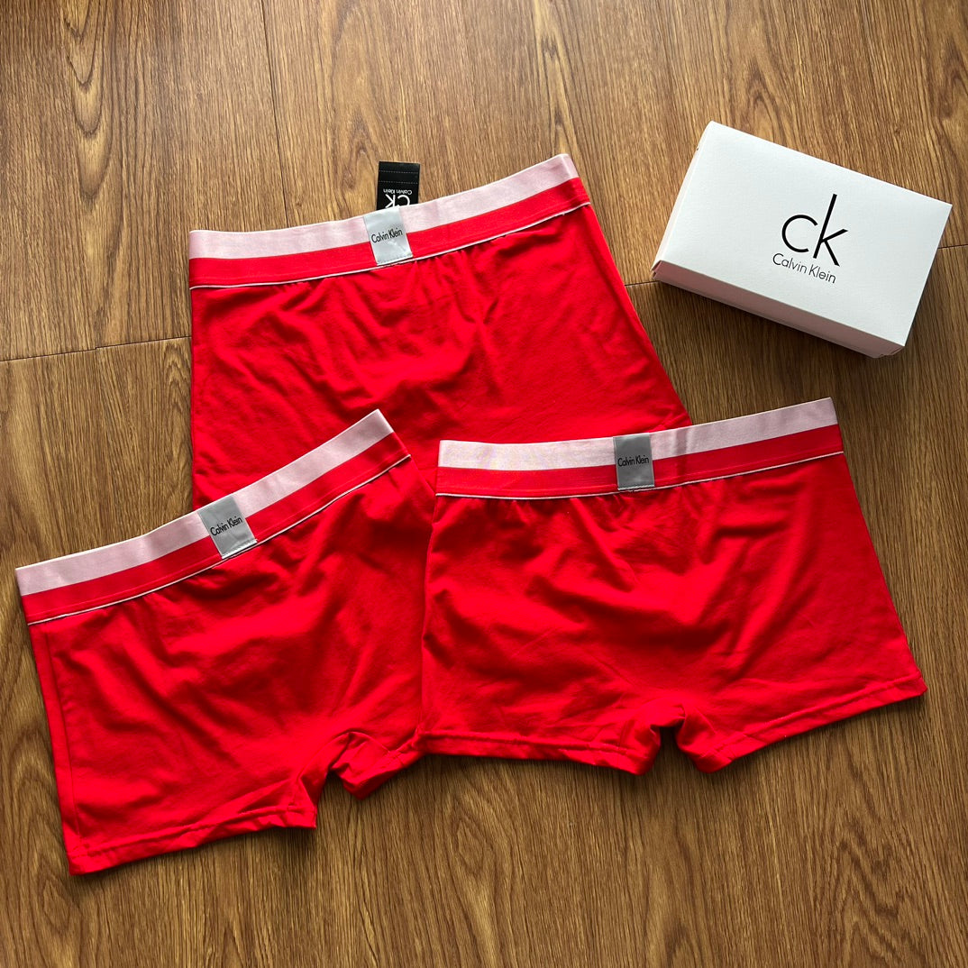 Calvin Klein Red Black Diagonal Box Display Boxer Briefs, image 4