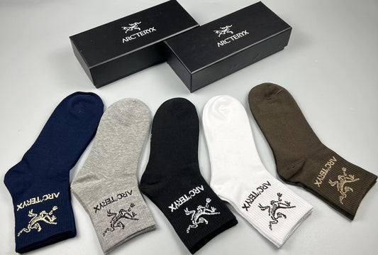 Arc'teryx Neutral Contrast Footbed Bird No-Show Socks, image 1