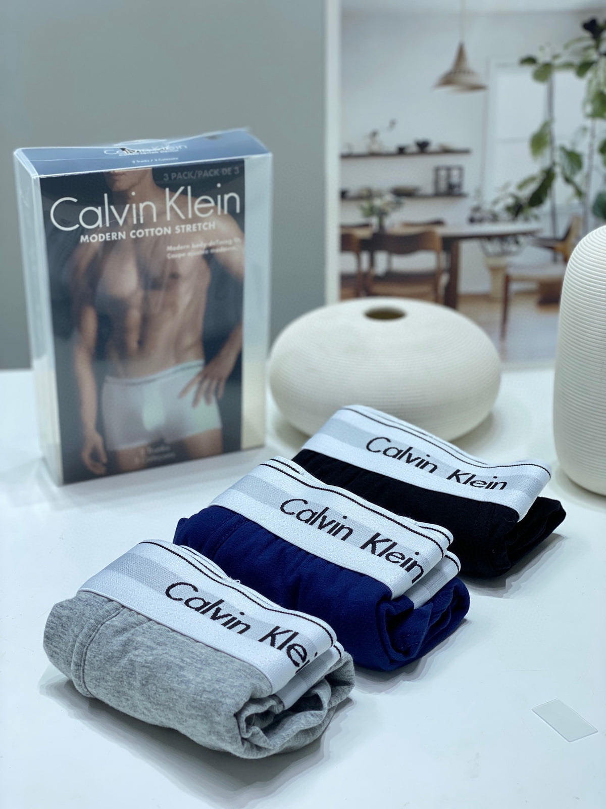 Calvin Klein Dark Model Packaging Display Boxer Briefs, image 2