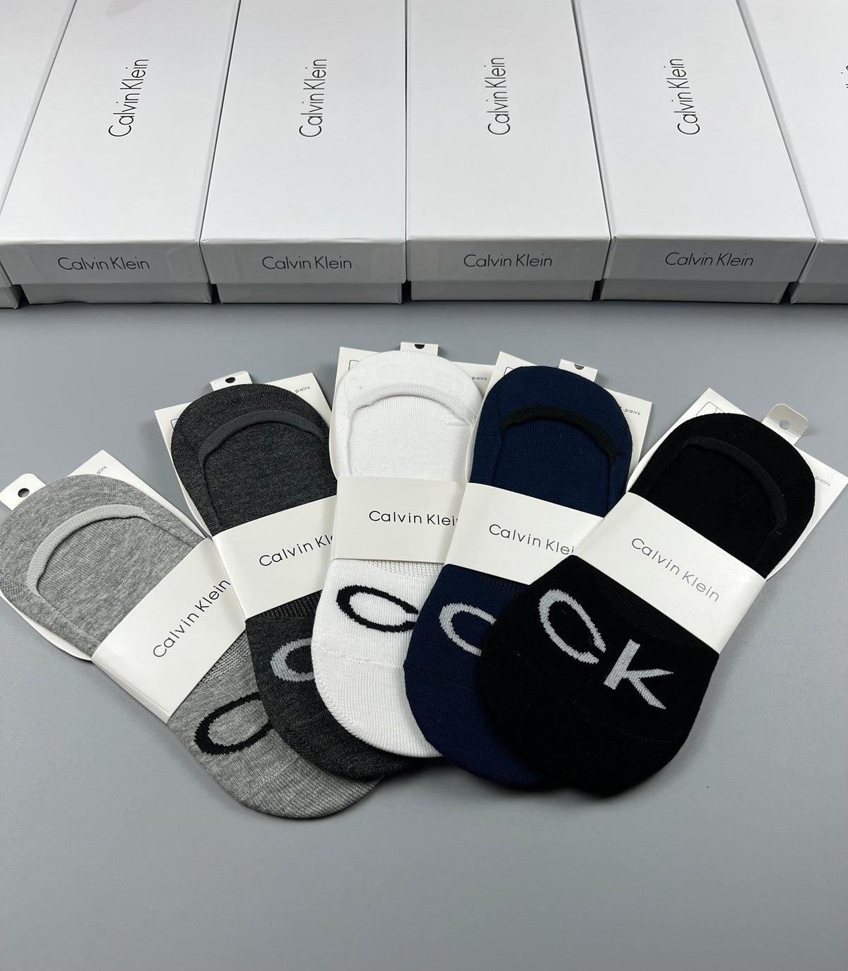 Calvin Klein Neutral Packaged Low Opening No-Show Socks, image 5