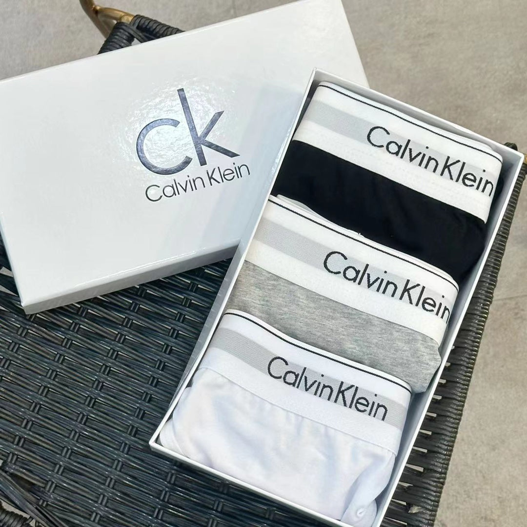Calvin Klein Grey White Letter Edges Women's Briefs, image 9