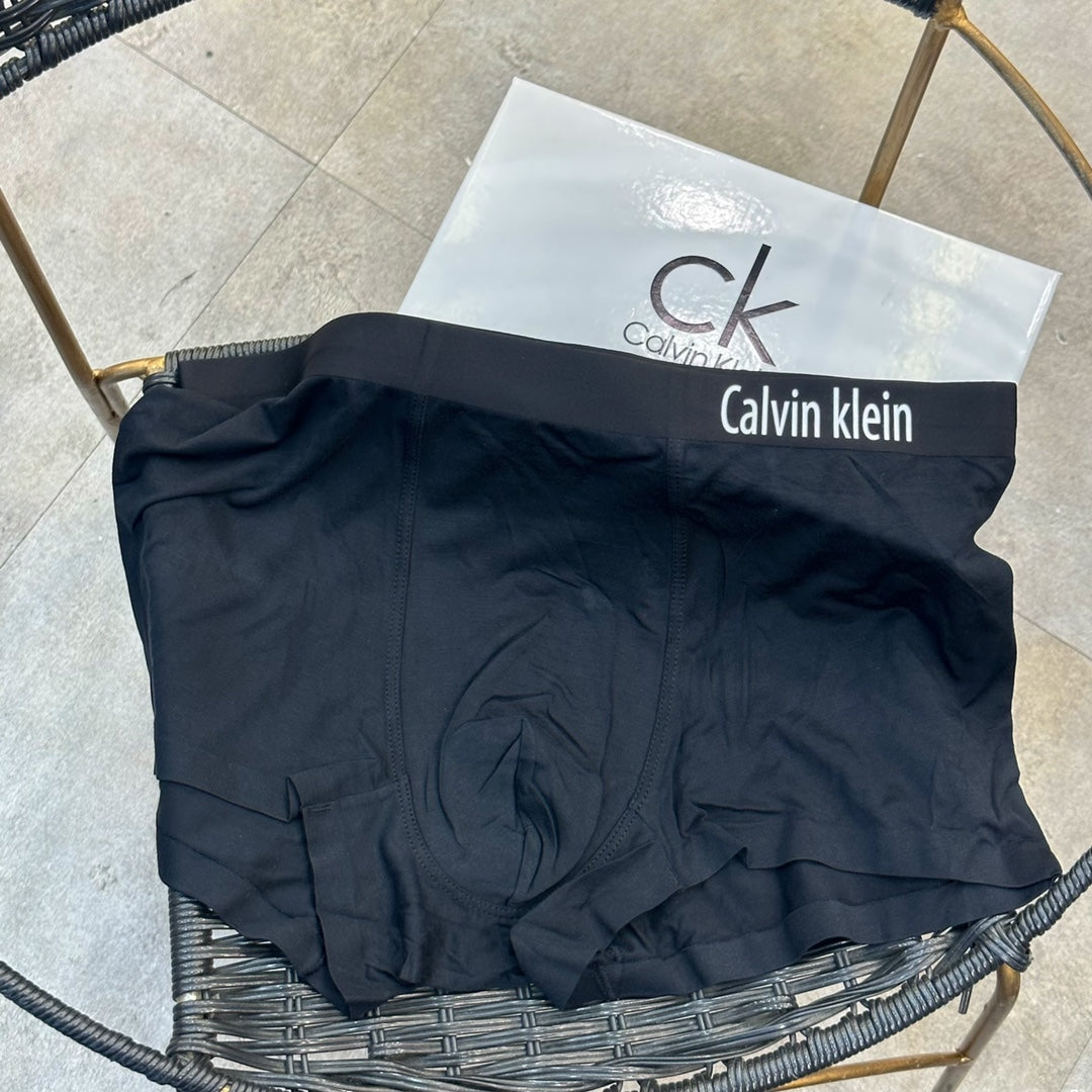 Calvin Klein Light Blue Black Waistband Boxer Briefs, image 4