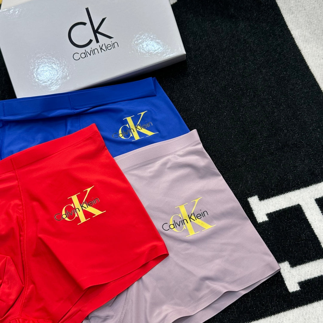 Calvin Klein Royal Blue Contrast Monogram Boxer Briefs, image 4