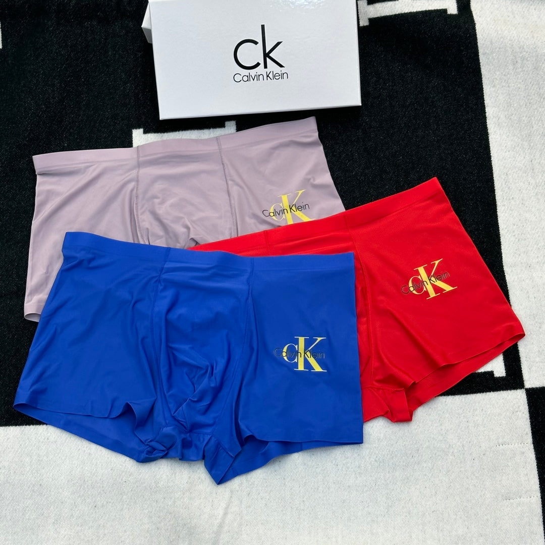 Calvin Klein Royal Blue Contrast Monogram Boxer Briefs, image 7