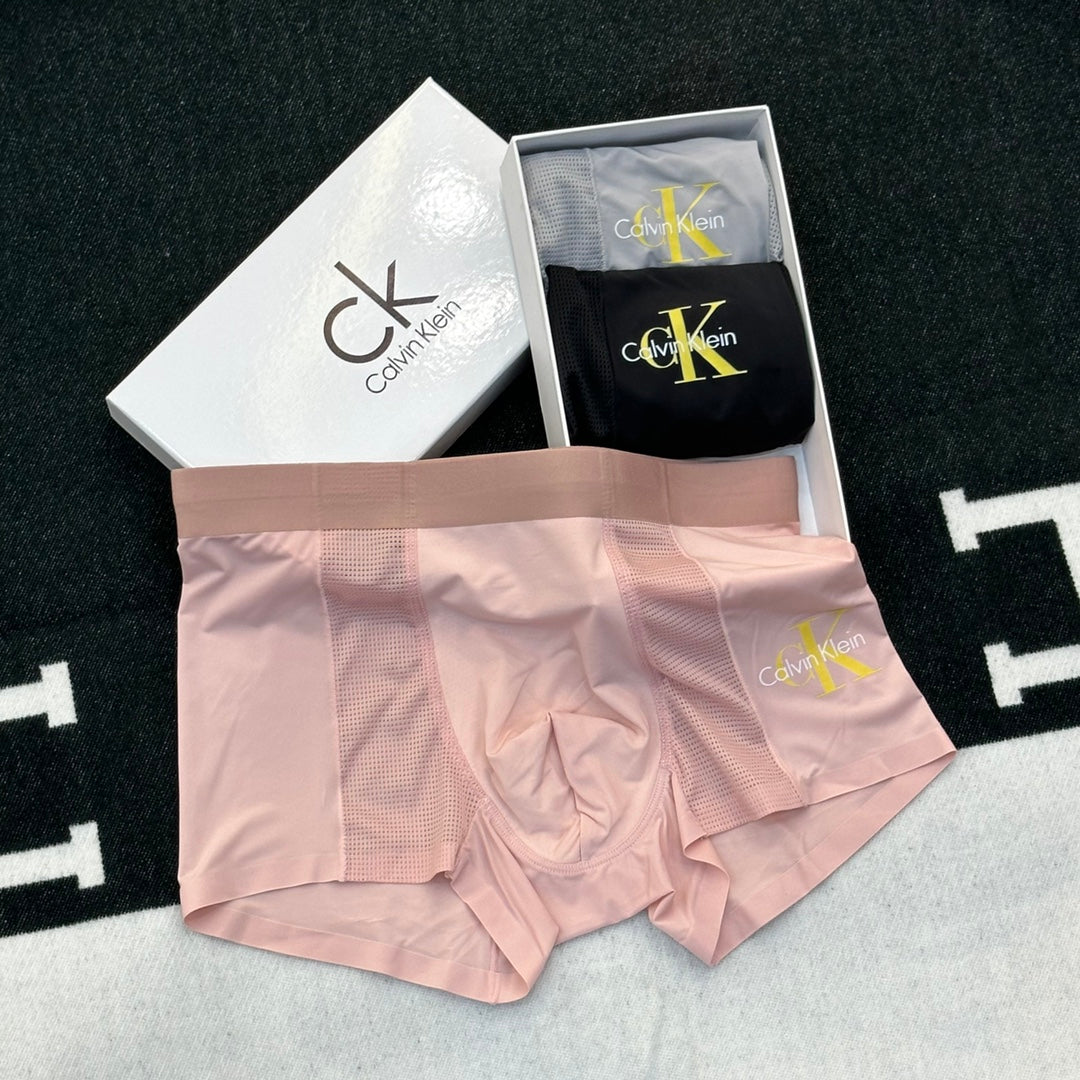 Calvin Klein Blush Pink Small Monogram Boxer Briefs, image 1