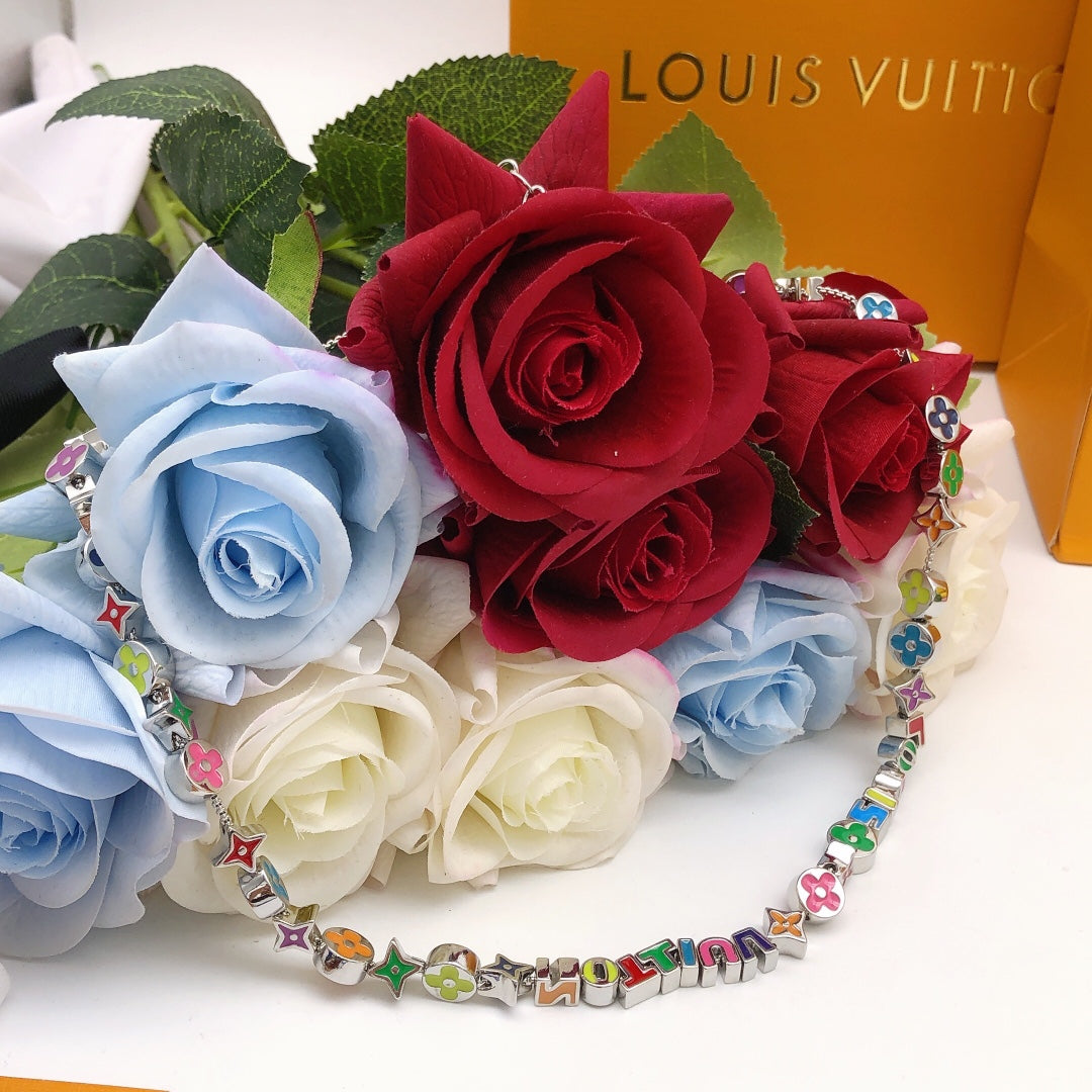 Louis Vuitton Letter Necklace – Style 24 - image 7