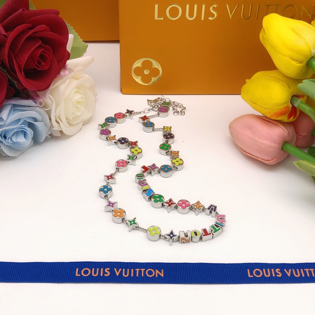 Louis Vuitton Letter Necklace – Style 24 - image 6