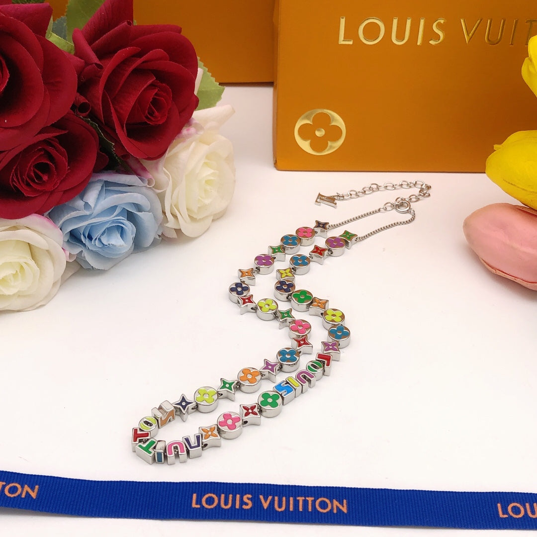 Louis Vuitton Letter Necklace – Style 24 - image 5