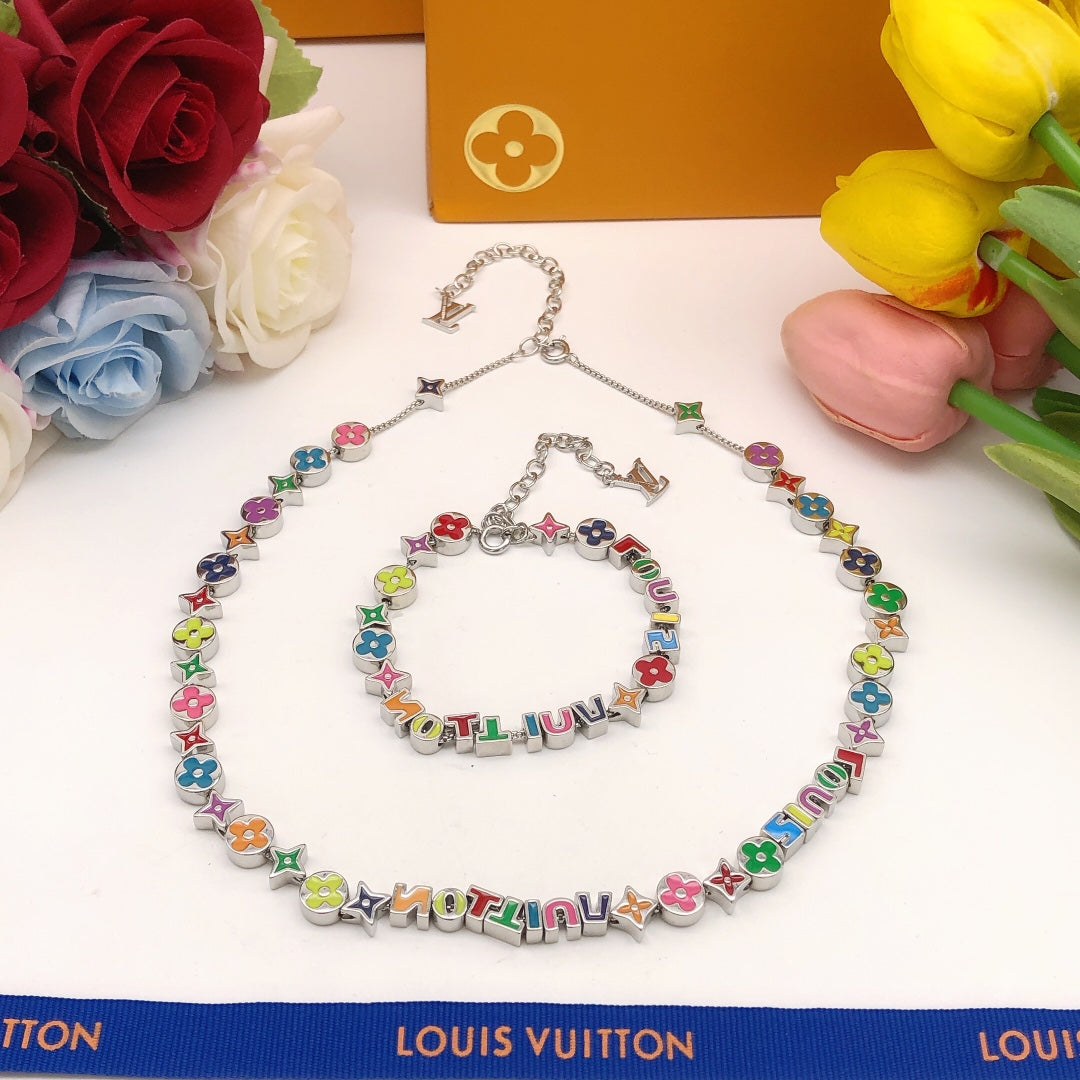Louis Vuitton Letter Necklace – Style 24 - image 3