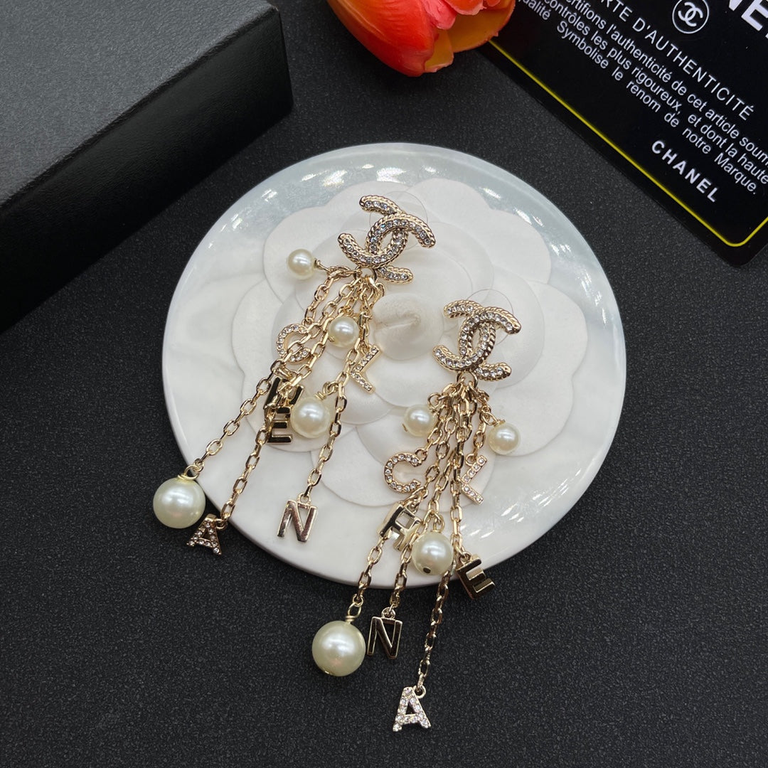 Chanel style earrings - product photo 3