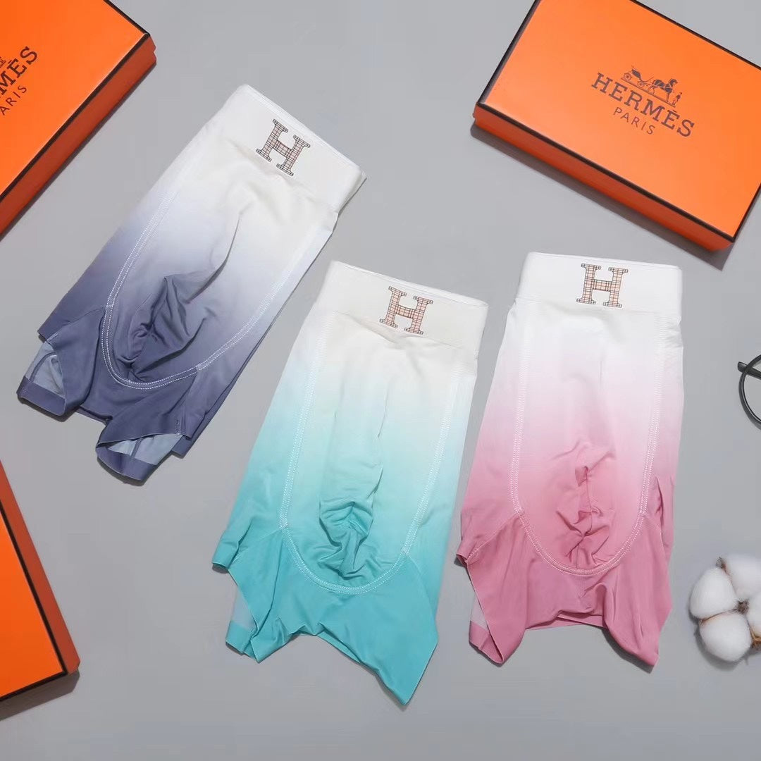 Hermès Pastel Pink Blue Gradient Boxer Briefs, image 6