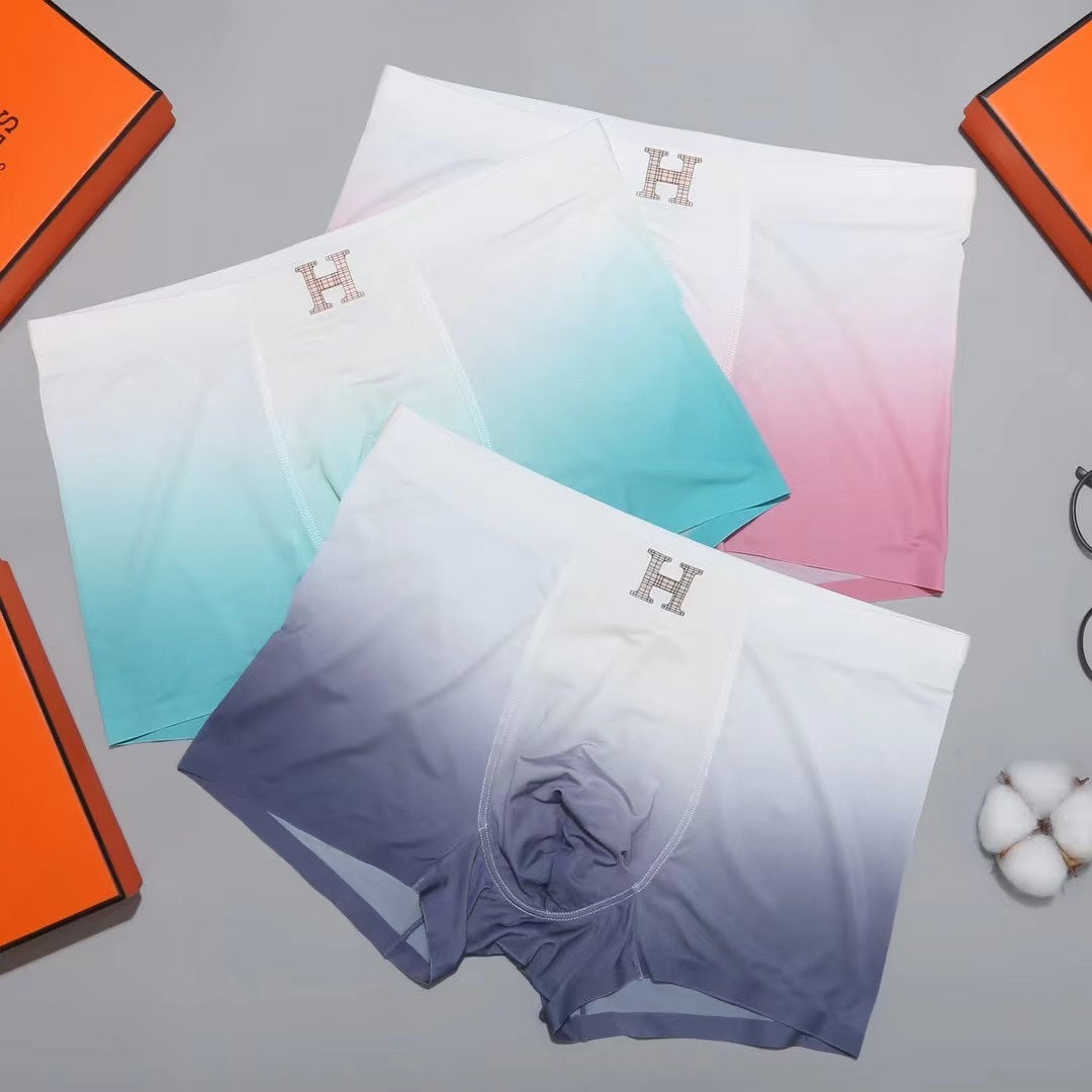 Hermès Pastel Pink Blue Gradient Boxer Briefs, image 2
