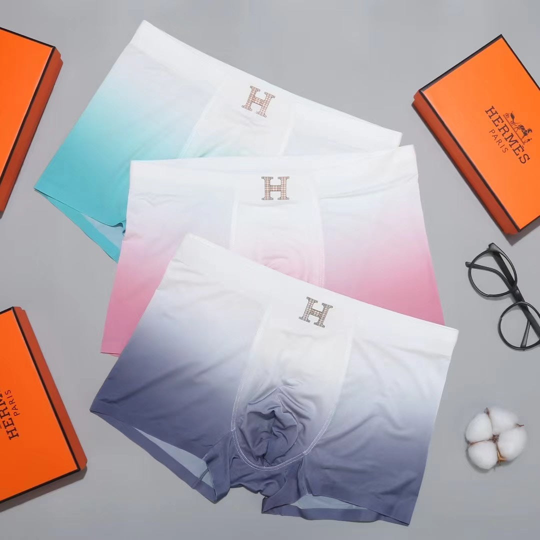 Hermès Pastel Pink Blue Gradient Boxer Briefs, image 4