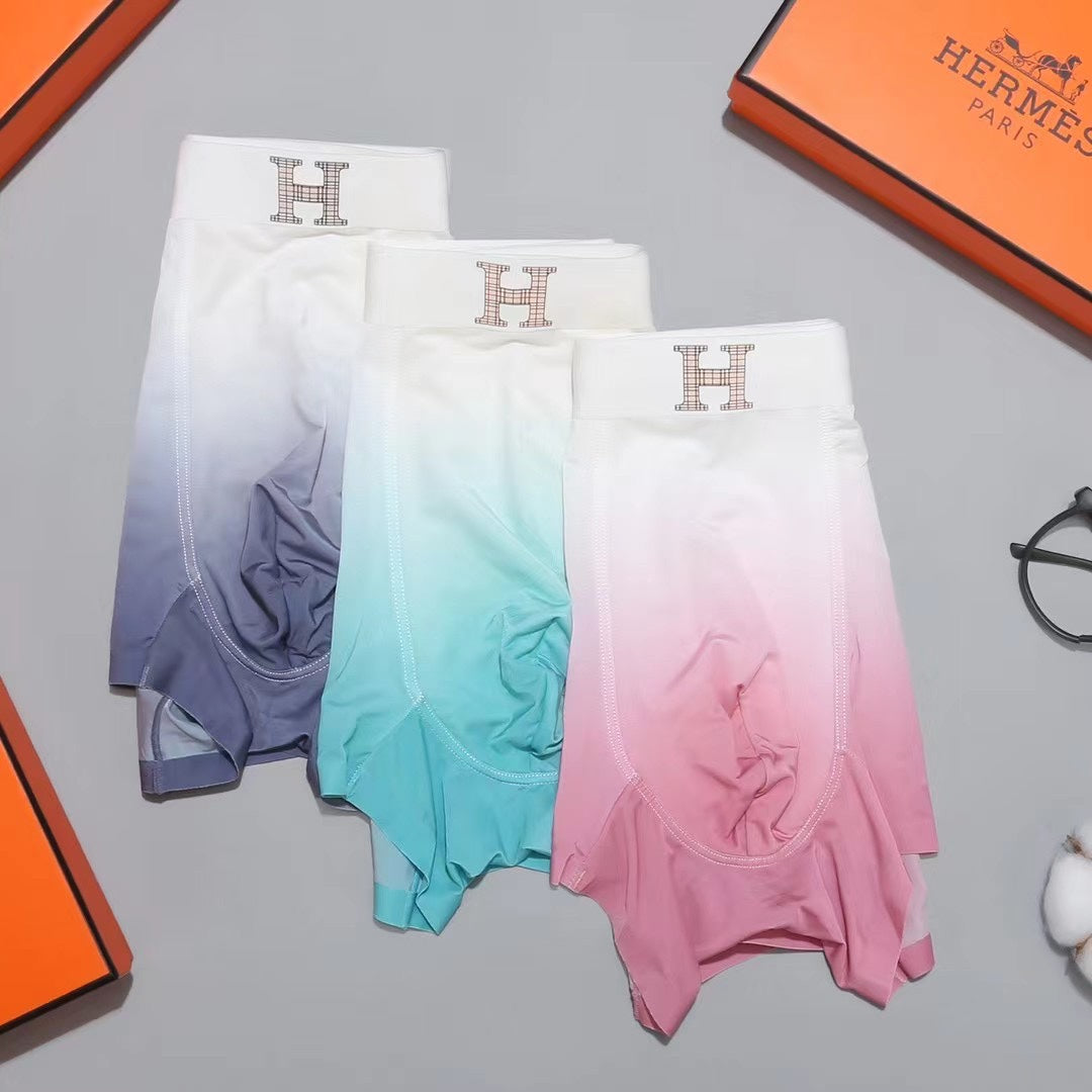Hermès Pastel Pink Blue Gradient Boxer Briefs, image 5