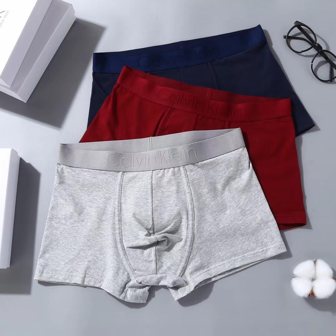 Calvin Klein Navy Red White Waistband Boxer Briefs, image 2