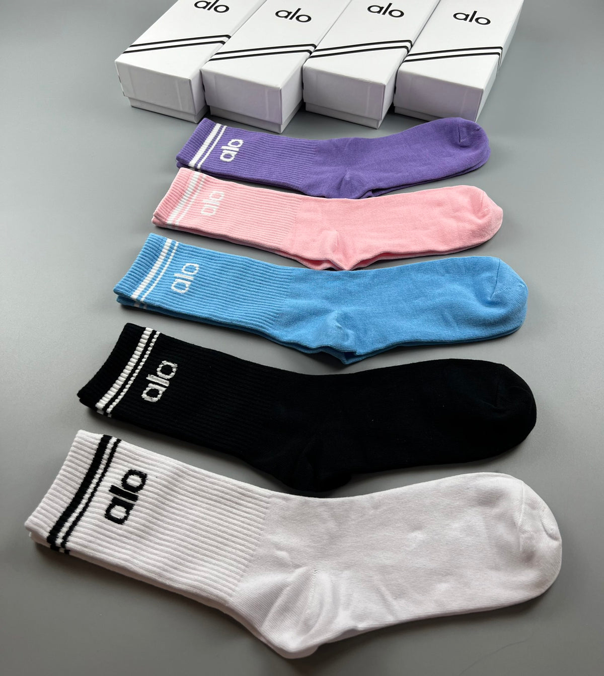 Alo Boxed Bright Colour Letter Panels Boxer Briefs, image 5