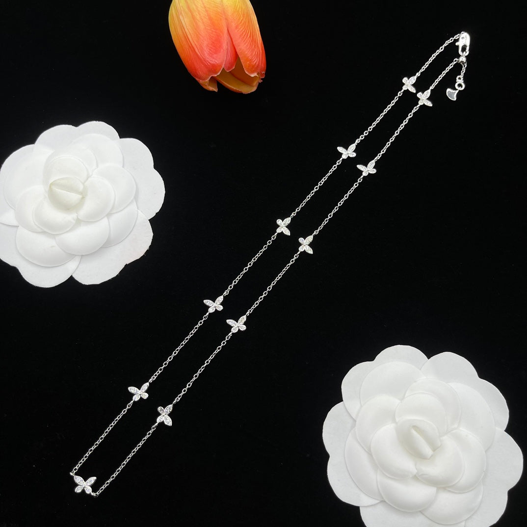 Graff Star Station Chain necklace in Silver Tone, detail view 16